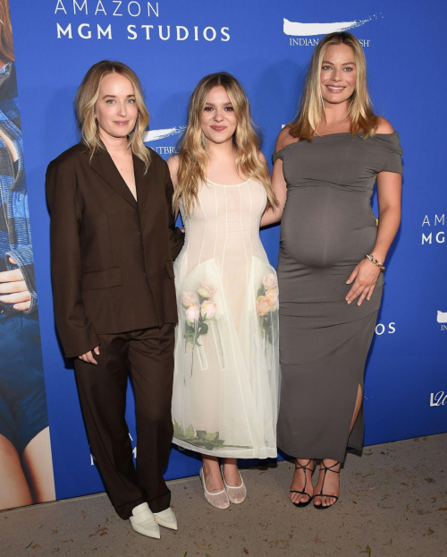 Pregnant Margot Robbie Special Screening My Old Ass Beverly Hills September 2024 4