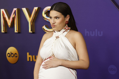 Pregnant Paulina Alexis at 76th Emmy Awards at Peacock Theatre in Los Angeles 5