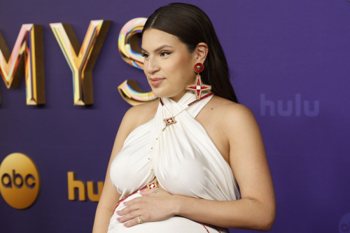 Pregnant Paulina Alexis at 76th Emmy Awards at Peacock Theatre in Los Angeles 6