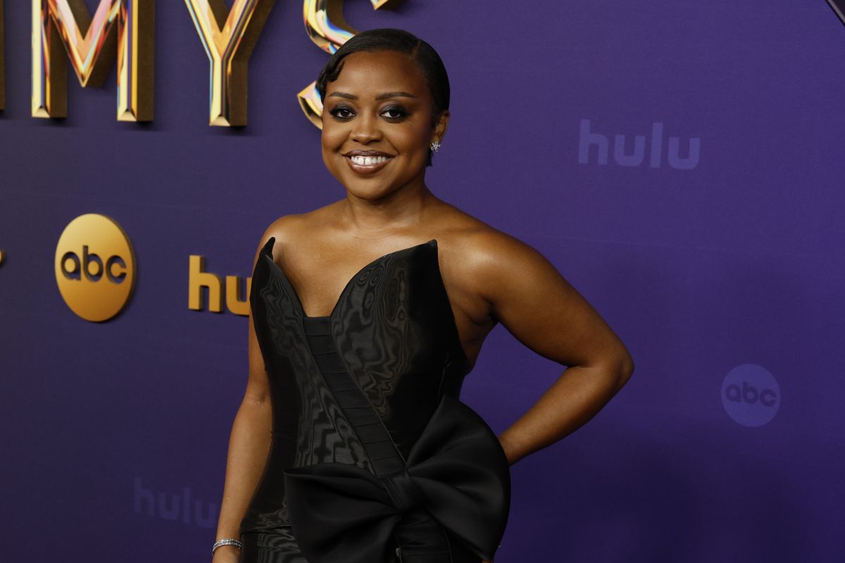 Quinta Brunson at 76th Emmy Awards at Peacock Theatre in Los Angeles