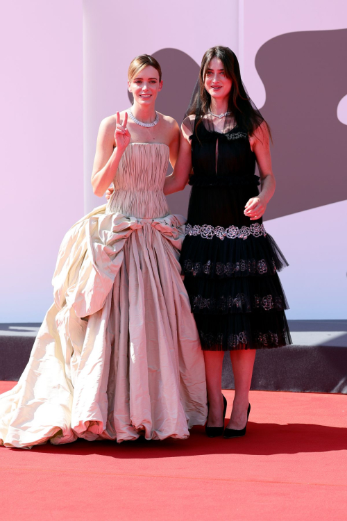 Raffey Cassidy at The Brutalist premiere at 81st Venice International Film Festival 2