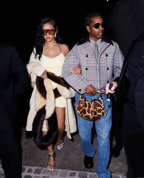 Rihanna at Bottega Veneta After-party in Milan 1