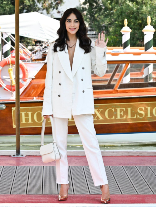 Rocio Munoz Morales arrives at Hotel Excelsior for 81st Venice International Film Festival 1