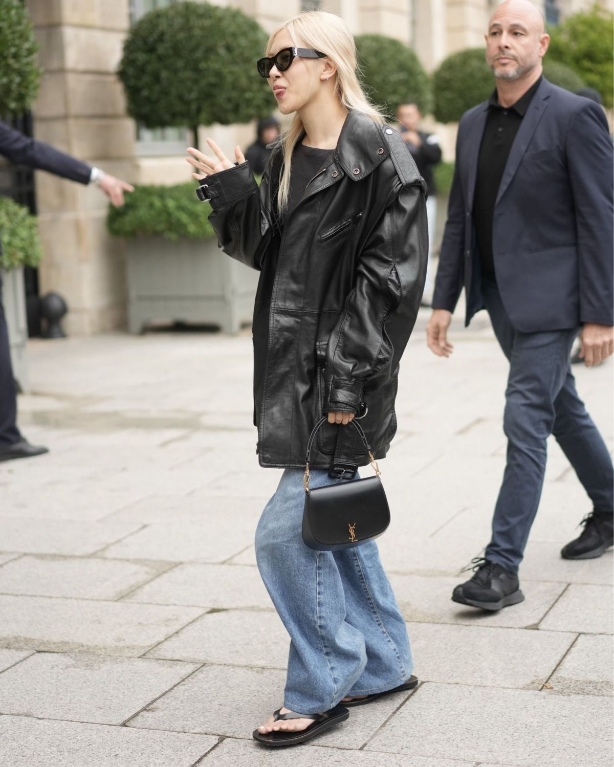 Rose Spotted Out During Paris Fashion Week