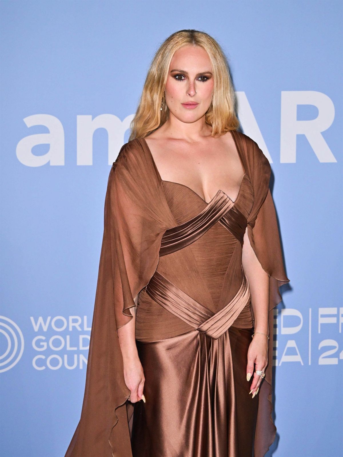 Rumer Willis at AmfAR Gala at 81st Venice Film Festival