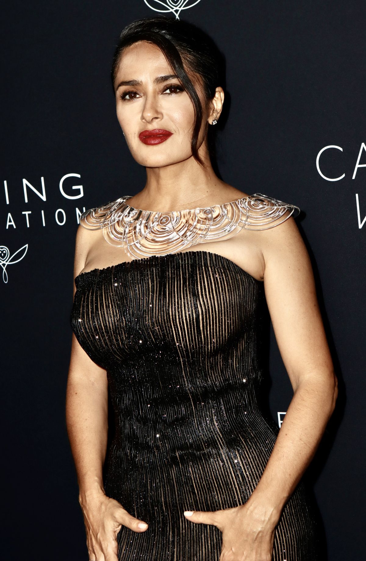 Salma Hayek at Kering Foundation Caring For Women Dinner in New York