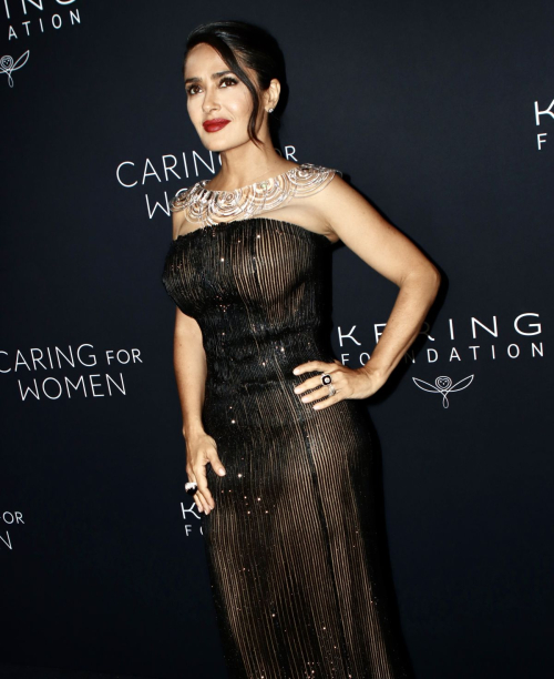 Salma Hayek at Kering Foundation Caring For Women Dinner in New York 3