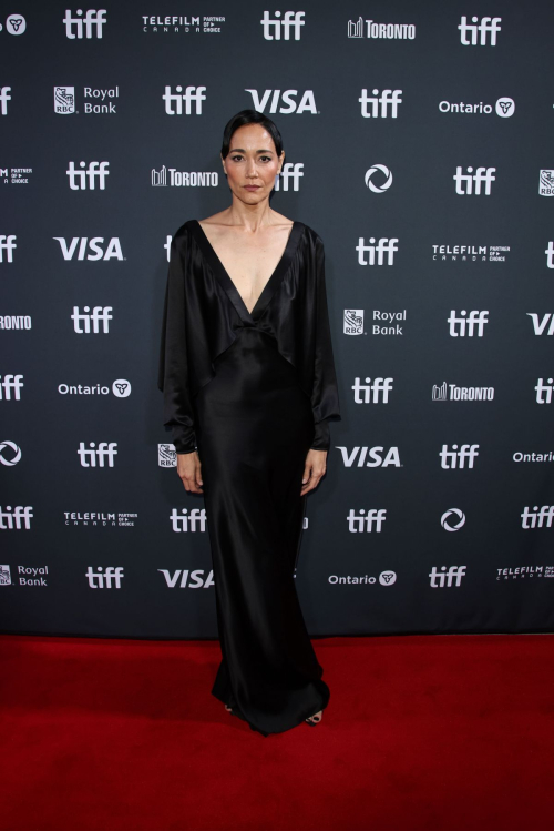 Sandrine Holt at The Shrouds Premiere 2024 Toronto Film Festival 1