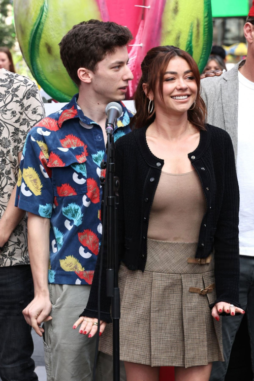 Sarah Hyland at Little Shop Of Horrors Installation Unveiling at Times Square 3