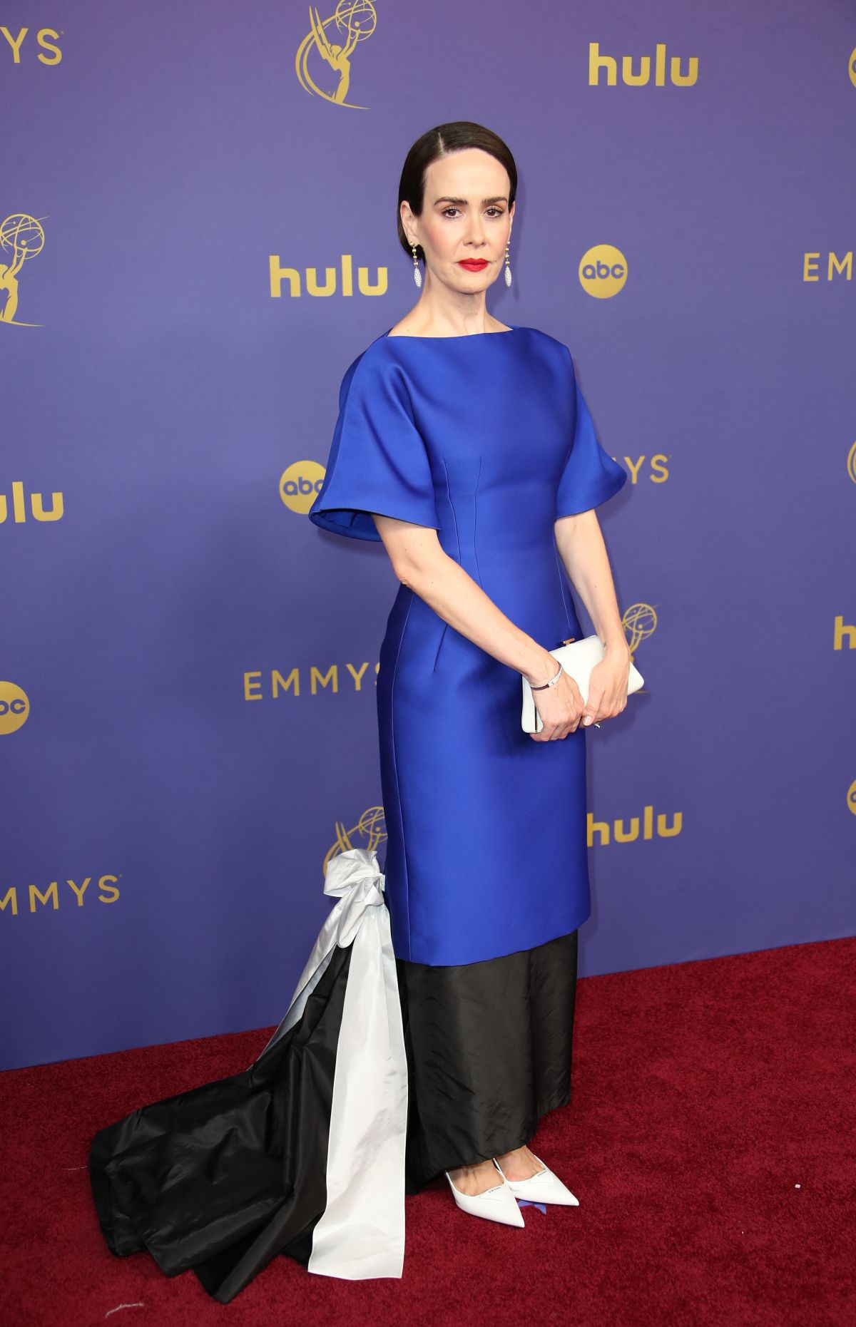 Sarah Paulson at 76th Emmy Awards at Peacock Theatre in Los Angeles