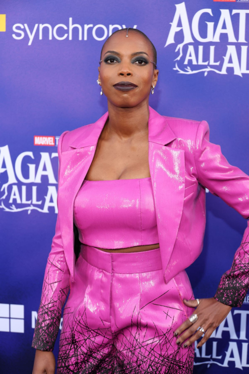 Sasheer Zamata at Agatha All Along Premiere in Los Angeles 3