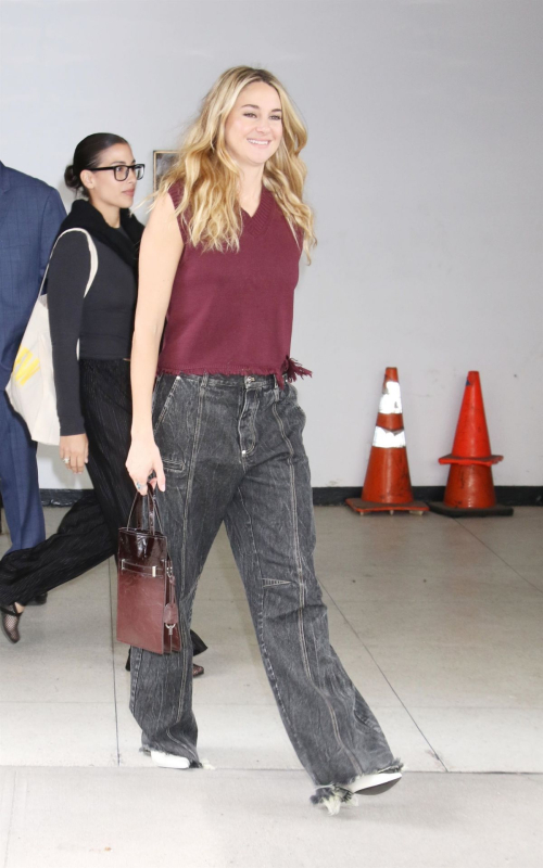 Shailene Woodley at Drew Barrymore Show in New York 5