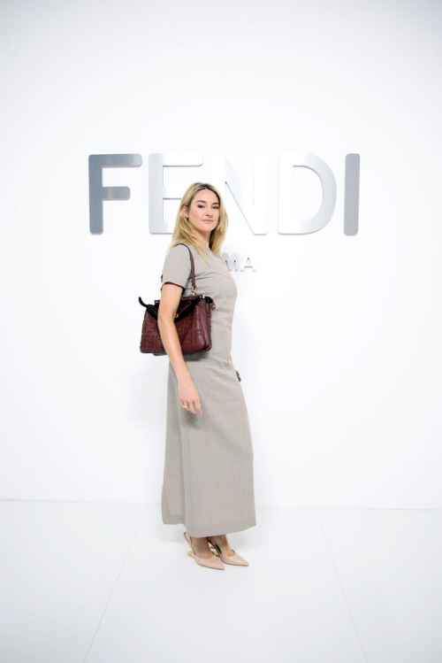 Shailene Woodley at Fendi Fashion Show at Milan Fashion Week 2