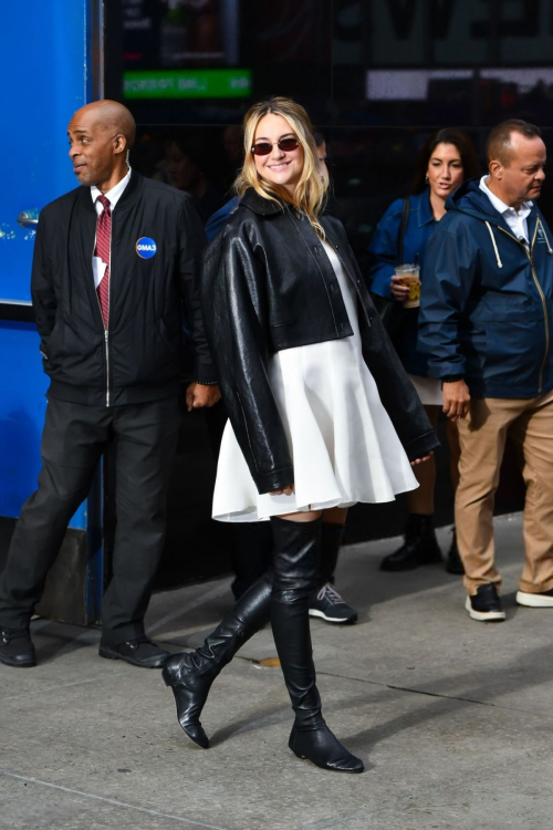 Shailene Woodley Exits Good Morning America Studio in New York 2