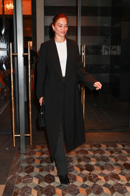 Shanina Shaik Arriving at Hotel Costes Paris Fashion Week 1