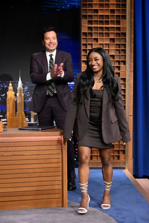 Simone Biles at Tonight Show Starring Jimmy Fallon 2