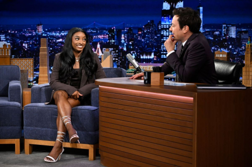 Simone Biles at Tonight Show Starring Jimmy Fallon 5