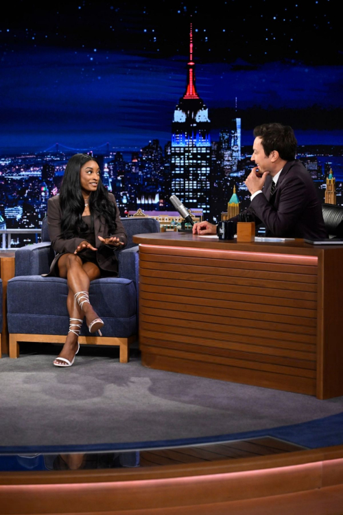 Simone Biles at Tonight Show Starring Jimmy Fallon 6