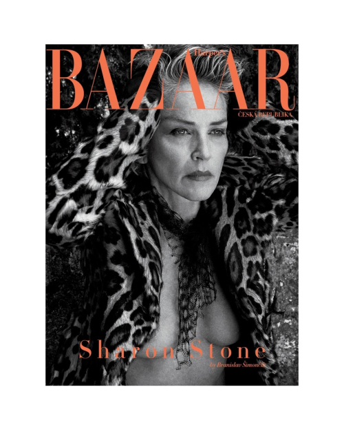 Sharon Stone for Harper's Bazaar Czech October 2024