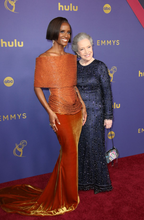 Skye P Marshall at 76th Emmy Awards at Peacock Theatre in Los Angeles 1