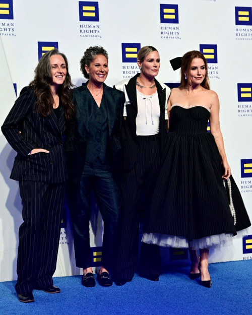 Sophia Bush and Ashlyn Harris at Human Rights Campaign Dinner in Washington DC 2