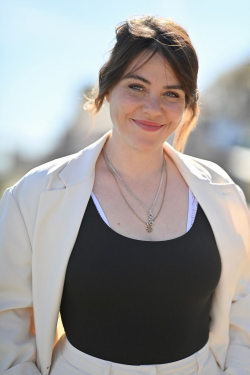 Sophie-Maris Larrouy at Des Gens Bien Ordinaires Photocall at La Rochelle Fiction Festival