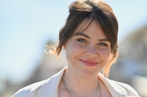 Sophie-Maris Larrouy at Des Gens Bien Ordinaires Photocall at La Rochelle Fiction Festival 1