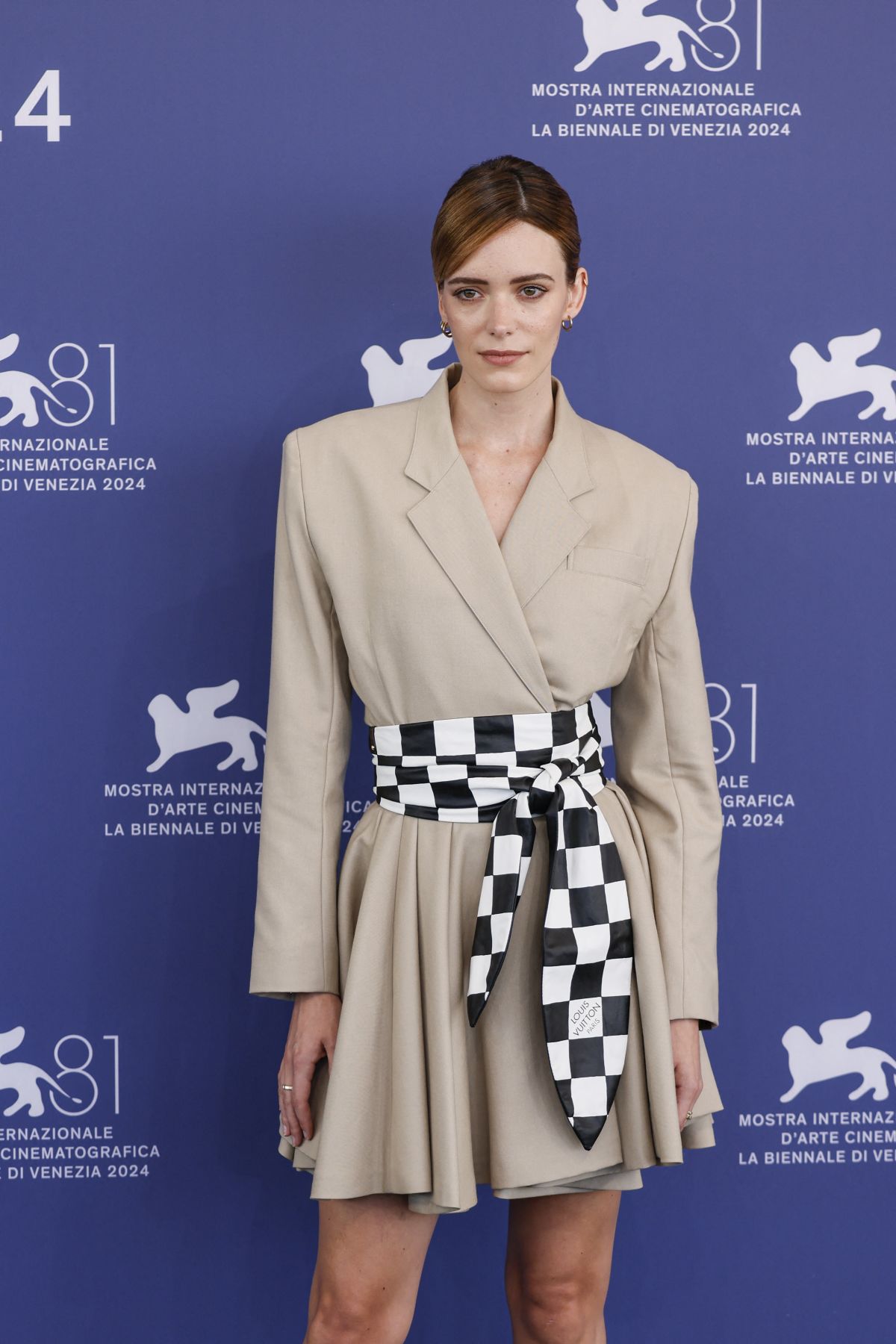 Stacy Martin at The Brutalist Photocall, Venice Film Festival 2024