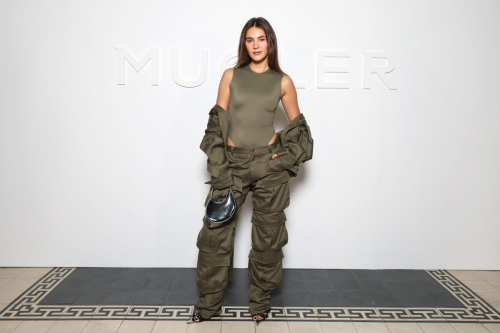 Stefanie Giesinger at Mugler Womenswear SS25, Paris Fashion Week, September 2024 1