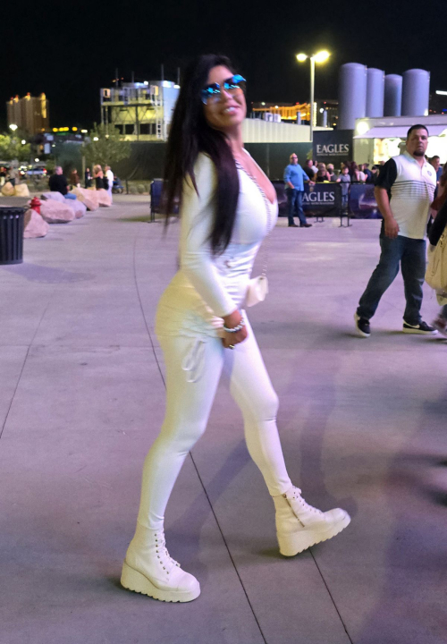 Suelyn Medeiros Arrives for NFL Game in Las Vegas 2