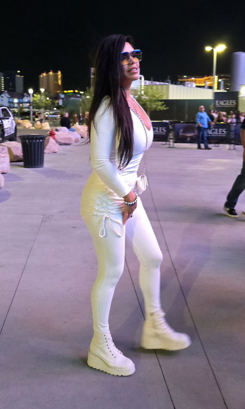 Suelyn Medeiros Arrives for NFL Game in Las Vegas 4