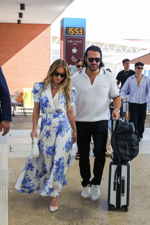 Sydney Sweeney and Jonathan Davino arrive at venice film festival 5