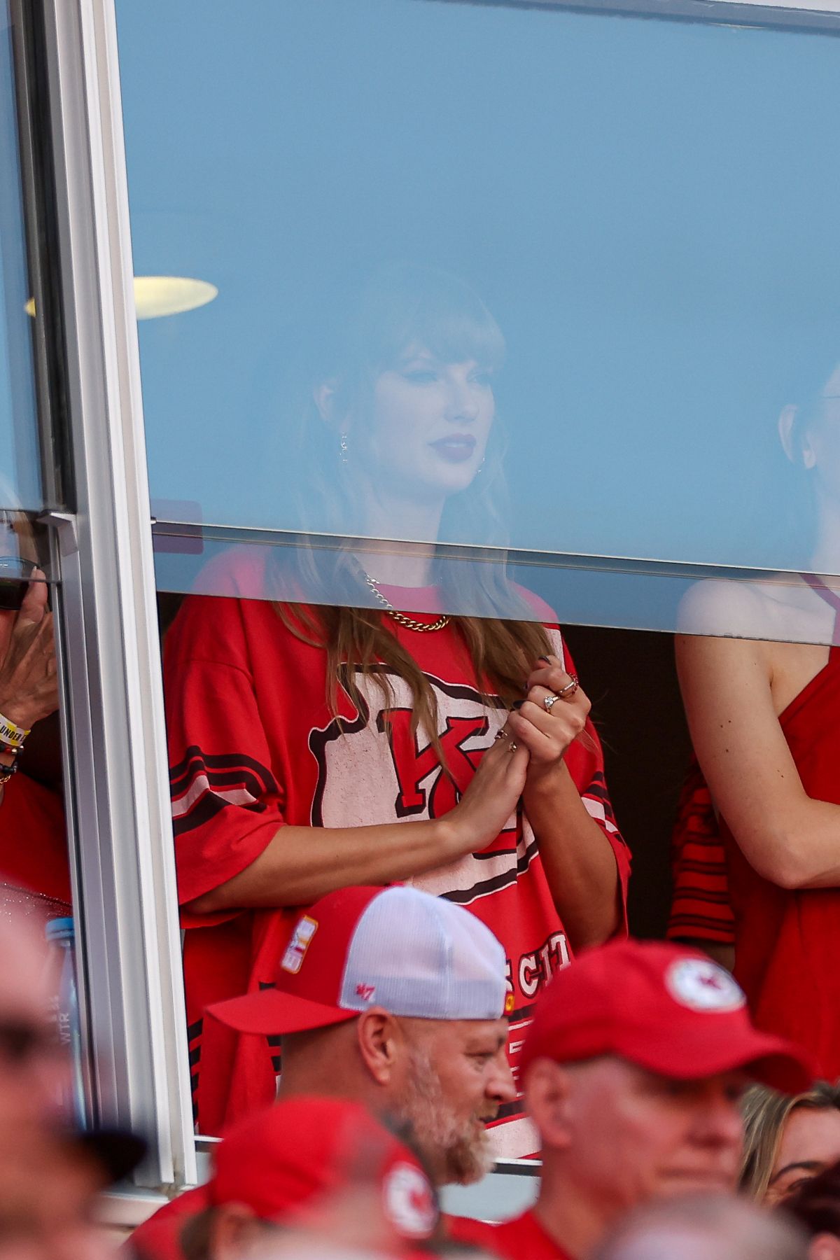 Taylor Swift at Kansas City Chiefs and Cincinnati Bengals Game Arrowhead Stadium