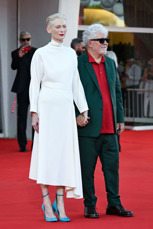 Tilda Swinton at Queer Premiere at 81st Venice International Film Festival 2