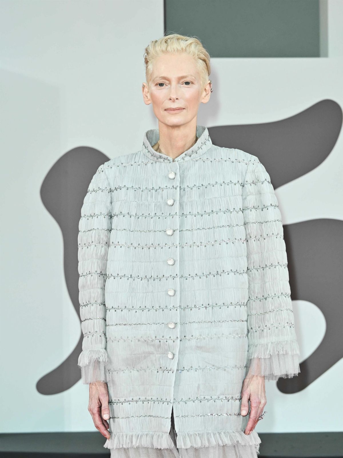 Tilda Swinton at The Room Next Door Premiere at 81st Venice International Film Festival