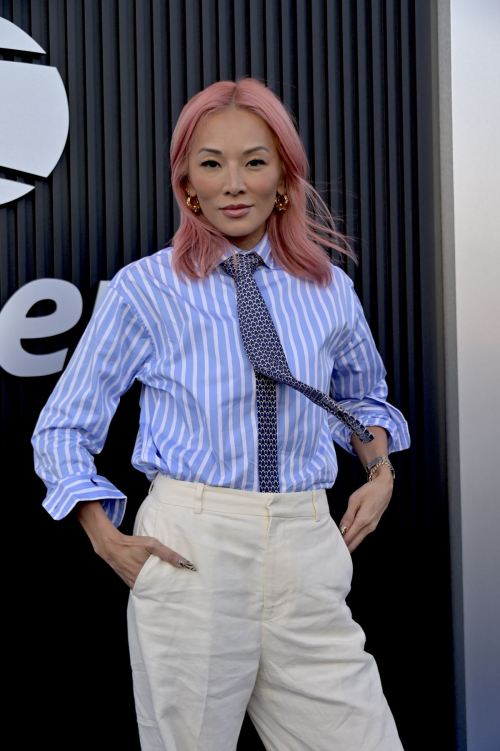 Tina Leung at 2024 US Open Celebrity Blue Carpet in New York