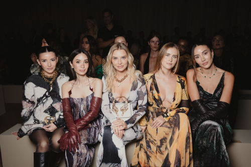 Valentina Ferragni Captivates at Roberto Cavalli Fashion Show in Milan 1