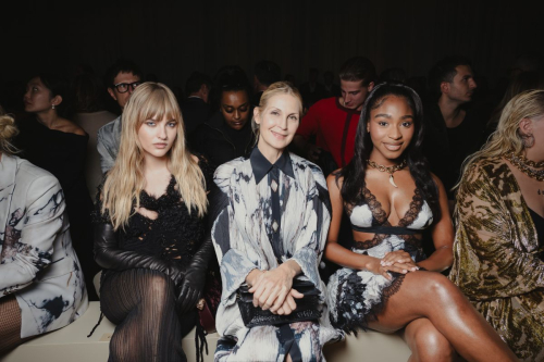 Victoria De Angelis at Roberto Cavalli Fashion Show at Milan Fashion Week 1