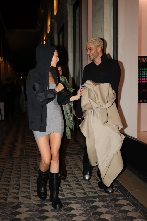 Vittoria Ceretti Leaves Costes Restaurant in Paris, September 2024 5