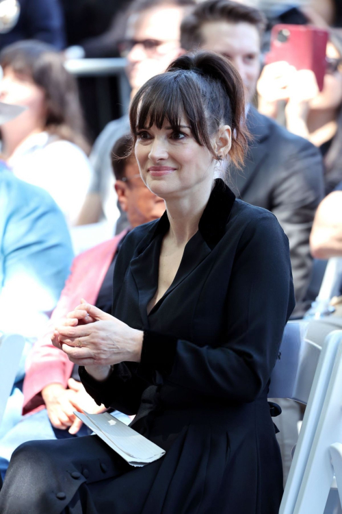 Winona Ryder at Tim Burton’s Hollywood Walk of Fame ceremony in Los Angeles 1