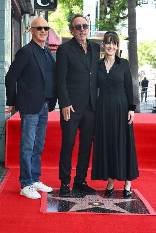 Winona Ryder at Tim Burton’s Hollywood Walk of Fame ceremony in Los Angeles 4