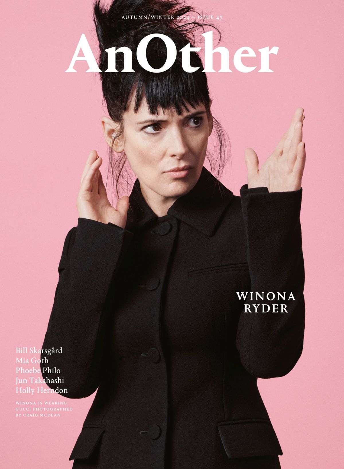 Winona Ryder for AnOther Magazine Autumn Winter 2024