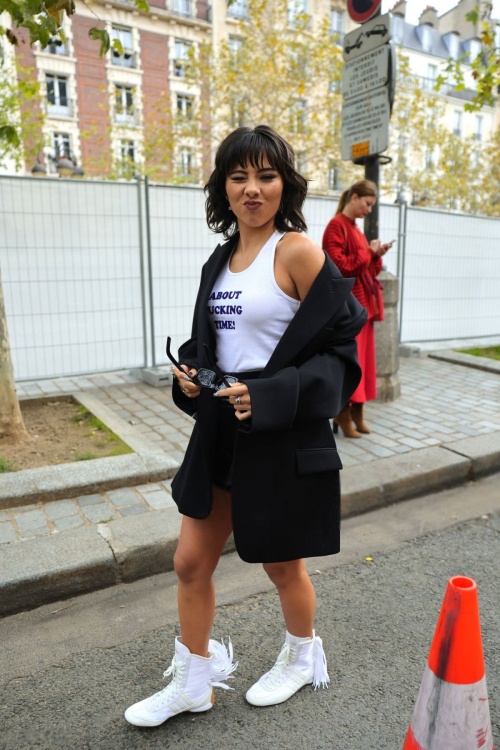 Xochitl Gomez at Stella McCartney Fashion Show Paris Fashion Week, September 2024 6