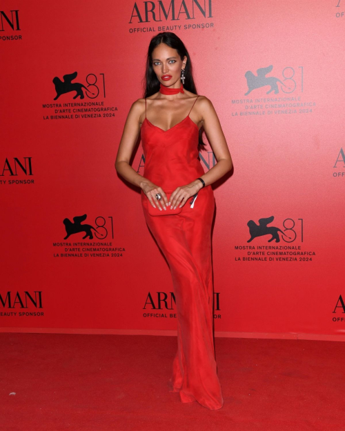 Yulia German at Armani Beauty Dinner Photocall at 81st Venice International Film Festival