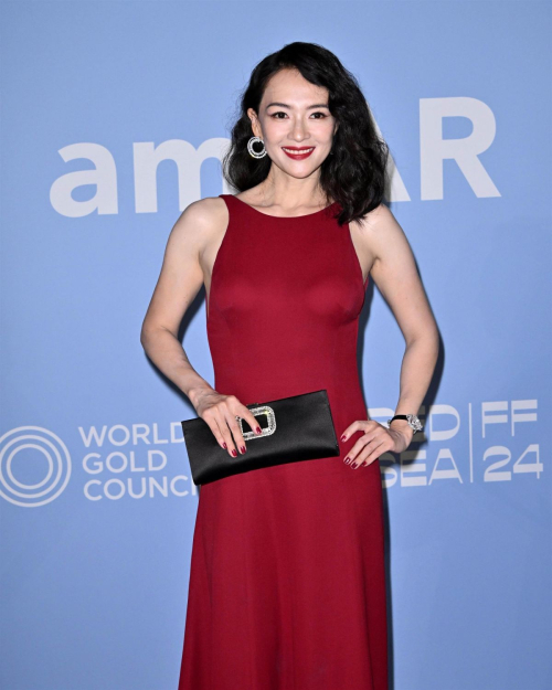 Zhang Ziyi at AmfAR Gala at 81st Venice Film Festival