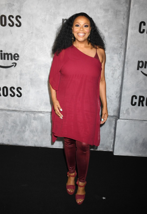 Adrian Anderson at Cross Premiere in Los Angeles, October 2024