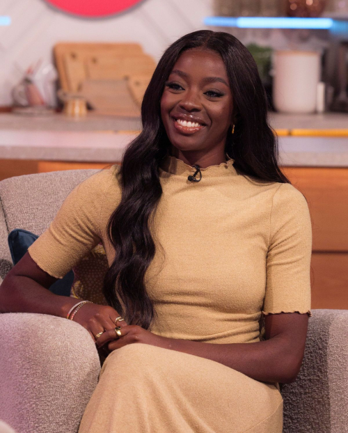 AJ Odudu at Lorraine TV Show in London, October 2024 3