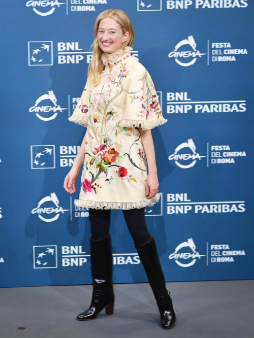 Alba Rohrwacher at L’amica Geniale Photocall at Rome Film Fest, October 2024 1