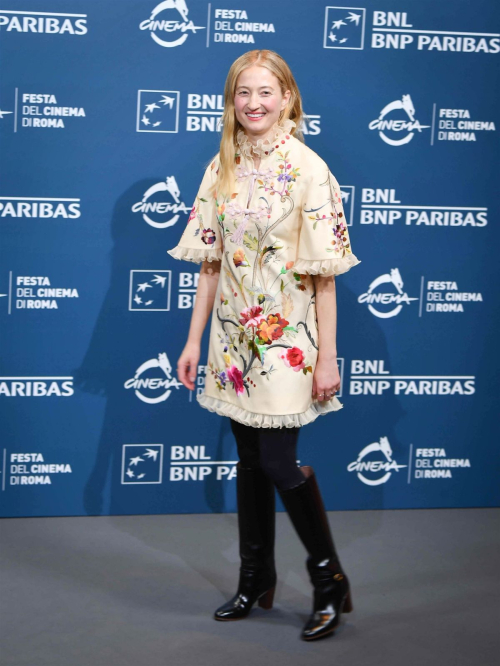 Alba Rohrwacher at L’amica Geniale Photocall at Rome Film Fest, October 2024 3