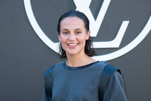 Alicia Vikander at Louis Vuitton Fashion Show at Paris Fashion Week, October 2024 1